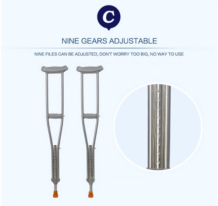 2019 Nice Stainless Steel Elbow Crutch