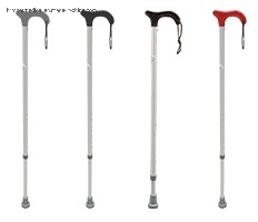 Comfortable Adjustable Aluminum Underarm Crutches Axillary Crutches for Elderly