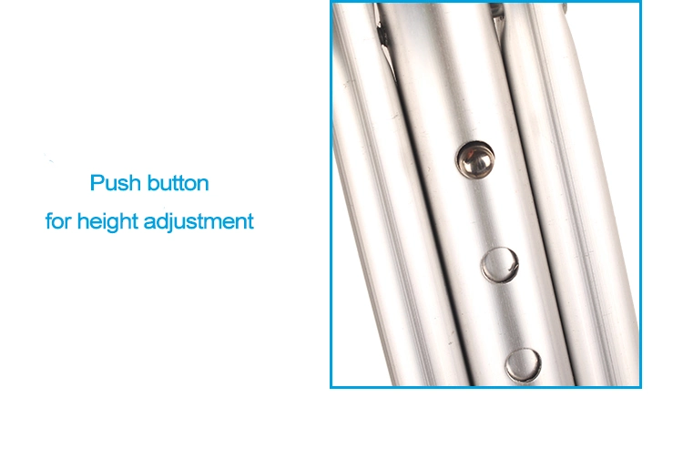 Adjustable Aluminum Lightweight Walking Stick High Quality Axillary Crutch
