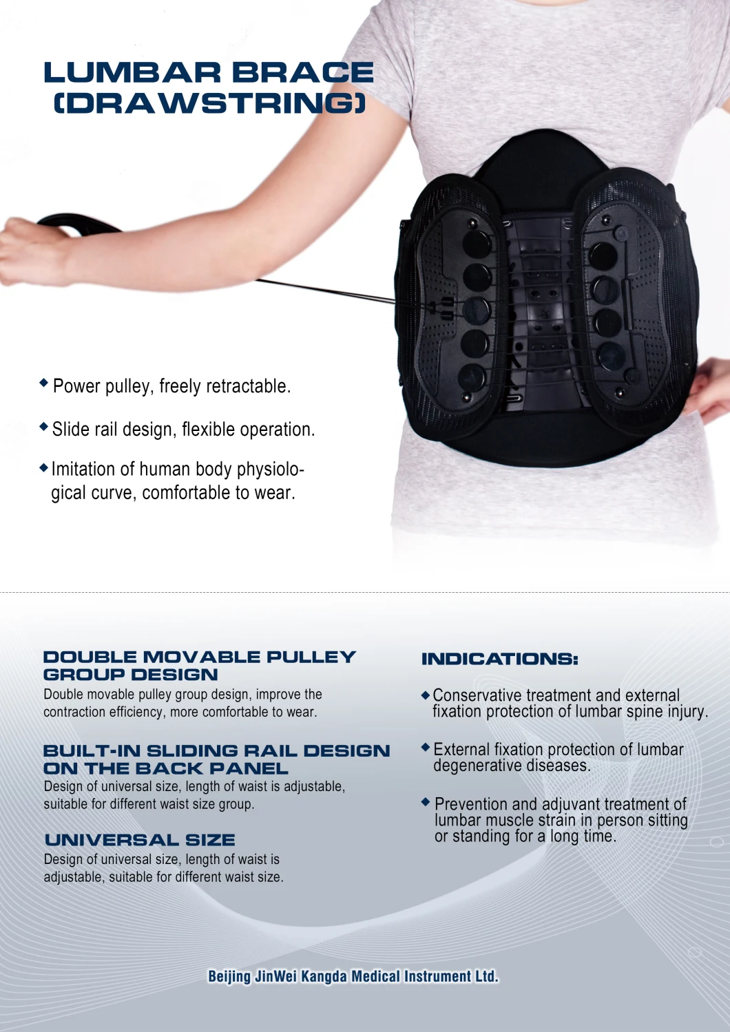 Back Posture Corrector Shoulder Back Support Posture Correction Belt for Lumbar Back Clavicle Support Brace