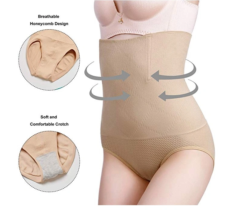 High Waist Tummy Control Plus Size Cloth-Fit Bodysuit Shaper Trainer Women's Panties