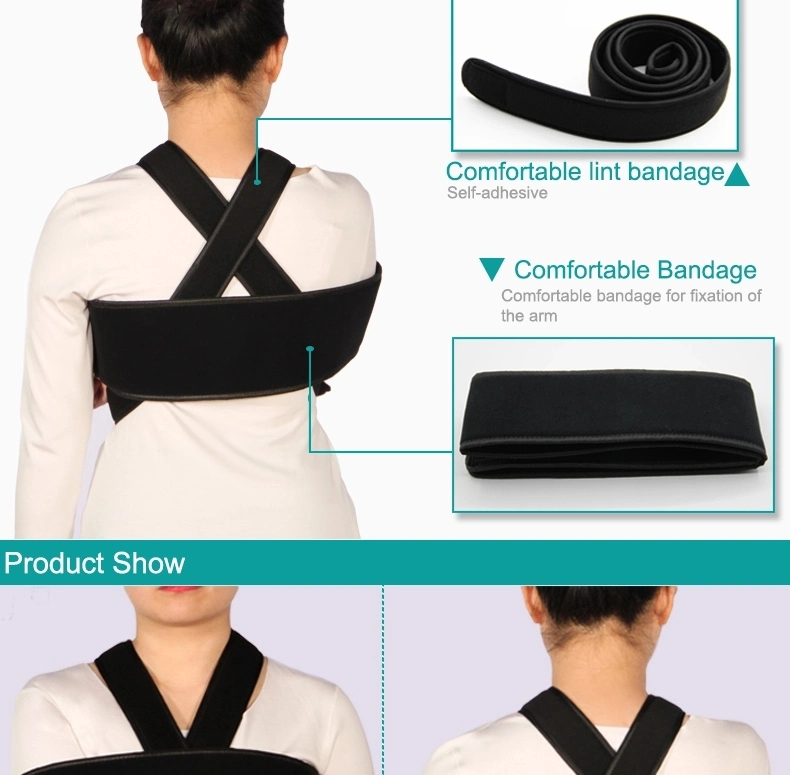 Medical Orthopedic Brace Arm Sling with Split Strap Technology Support