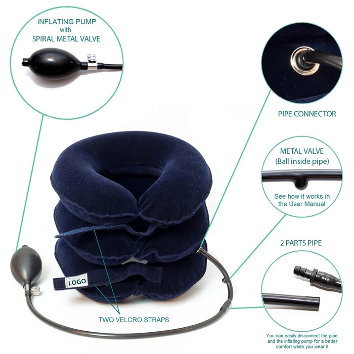 Inflatable Adjustable Soft Air Cervical Neck Traction Brace