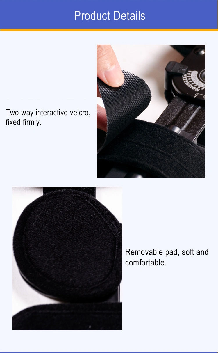 Orthopedic Products Knee Braces Hinge Angle Adjustable Knee Hinges Brace