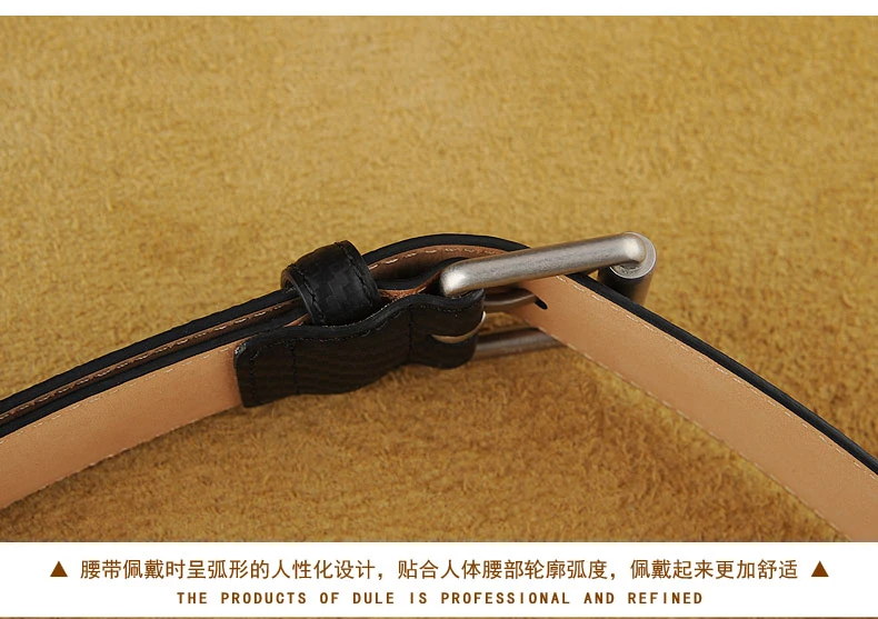 Fashion Leather Belt Brass Pin Buckle Full Grain Cow Leather Belt Men Belt Wholesale Designer Belts