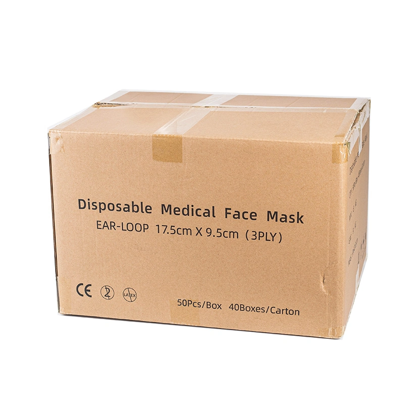 Medical Face Mask 3 Ply Earloop Face Mask in Stock with Ce, Bfe95%