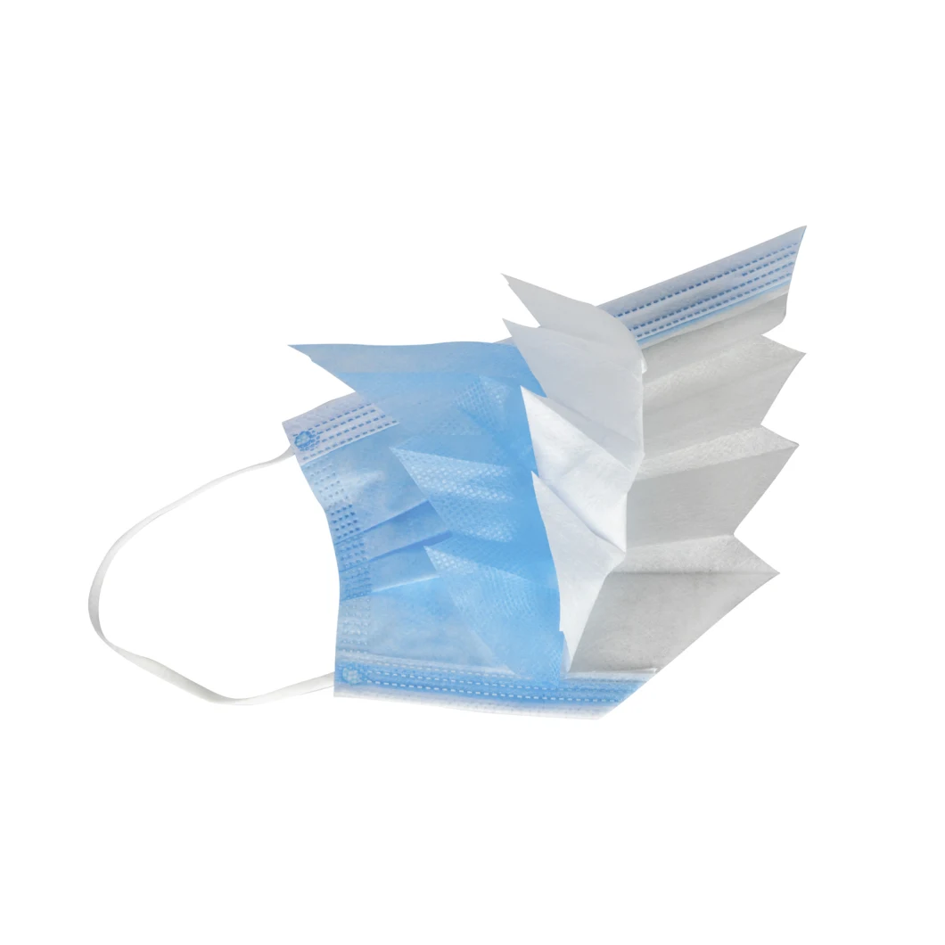3 Ply Nonwoven Disposable Face Mask Disposable Medical Face Mask