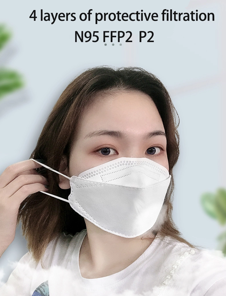 4 Ply Nonwoven Disposable Mask Factory Distributor Wholesale FFP3 Face Mask with TUV Ce Certificates