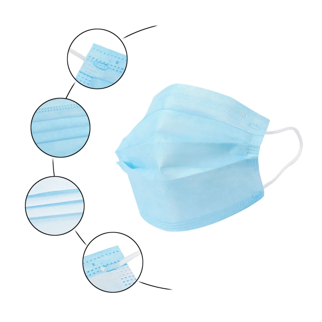 Fast Delivery Ear Loop Face Mouth Flu Virus Protect Disposable Mask 3ply Face Mask