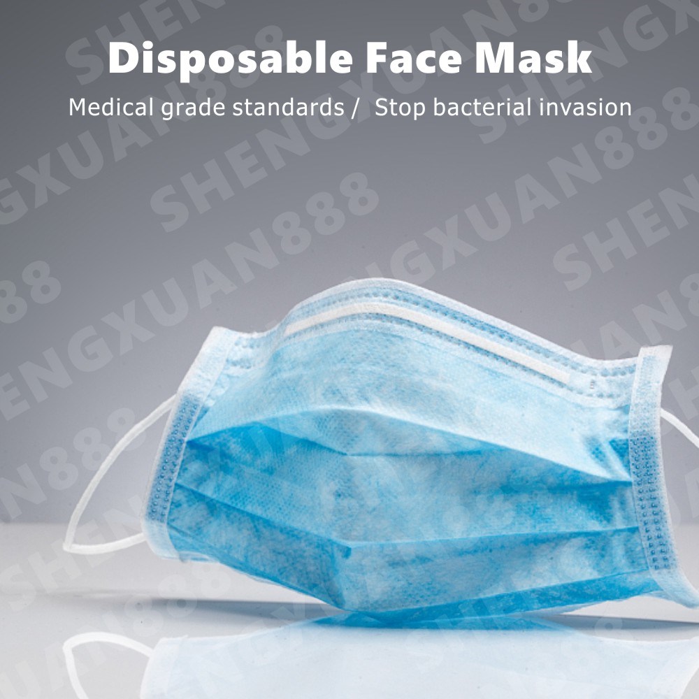 FDA Manufacturer Adult Wholesale Face Mask Disposable Medical Surgical Protect Face Mask