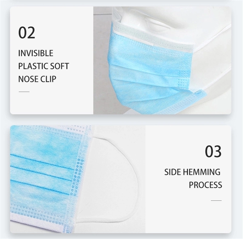 3ply Disposable Earloop Made in China Disposable Face Mask Suppliers