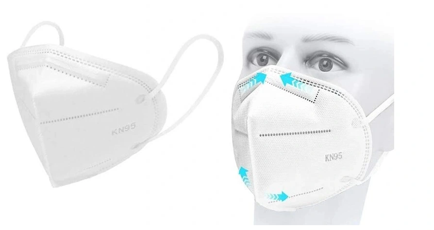 Disposable Nonwoven KN95 Folding Half Face Mask with FFP1 FFP2 