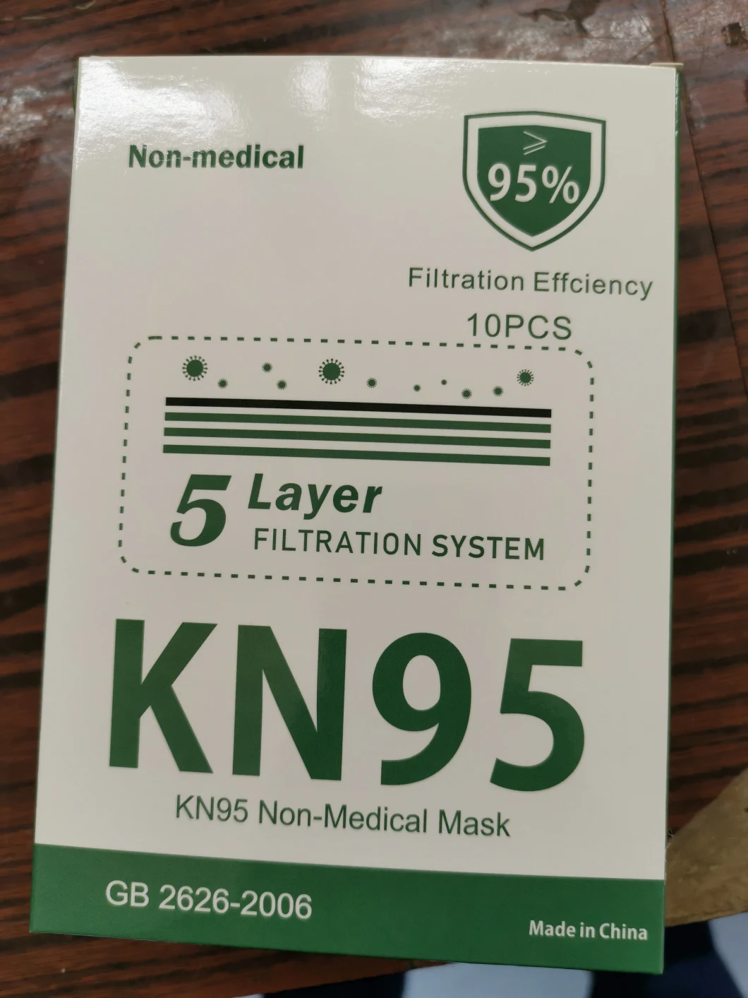 High Quality GB2626-2006 KN95 Protective Face Mask Particular Respirator