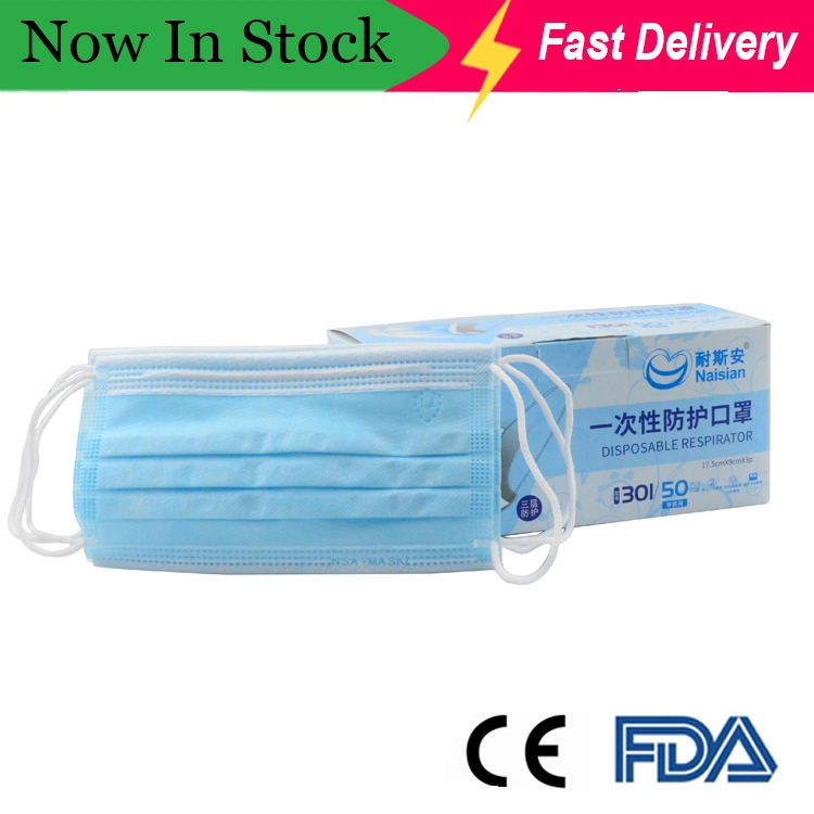 Non-Woven Personal Disposable Face Mask Factory Supplies Much in Stock