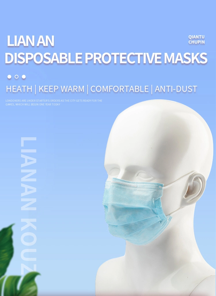 Factory 3ply Face Mask Protective Face Mask Respirator Mask