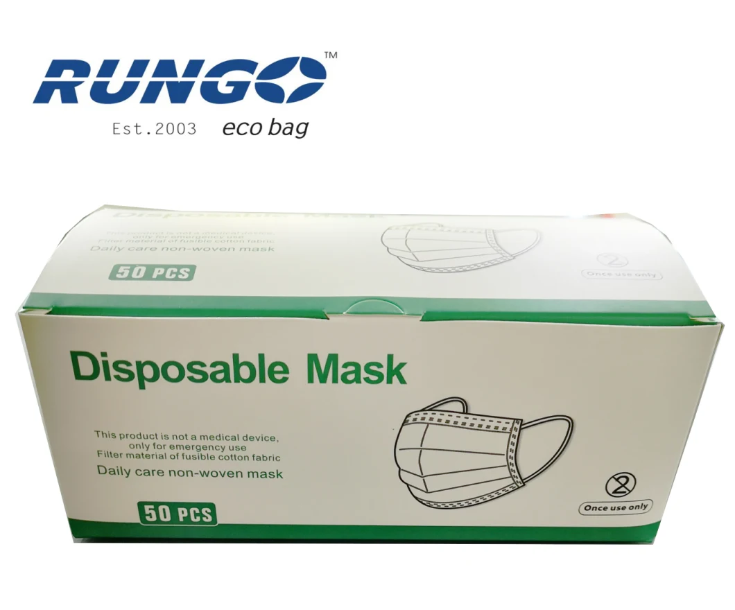 Sale of Disposable Face Masks Wholesale Three-Layer Face Masks