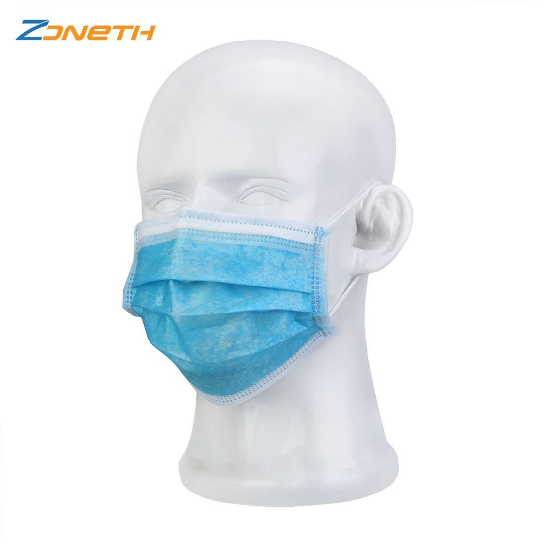 Top Quality Non Woven Fabrics 3ply Disposable Face Mask Factory Wholesale Prices