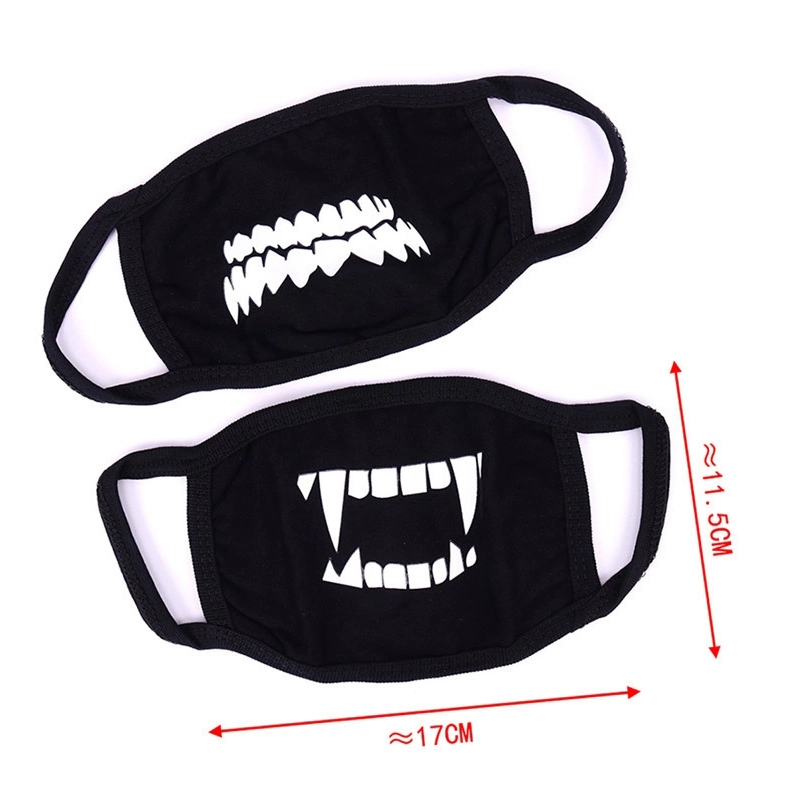 Protection Cotton Dust Face Mask Black Pollution Face Mask