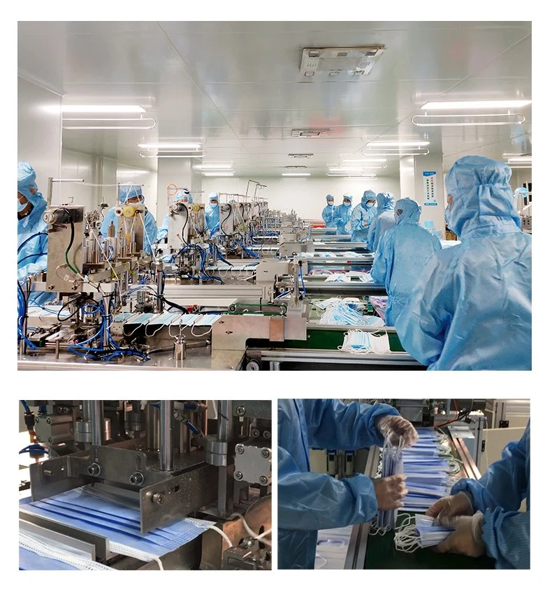 Disposable Medical Mask Stock in Hand with CE Certificate Direct Face Mask Factory Surgical Face Mask
