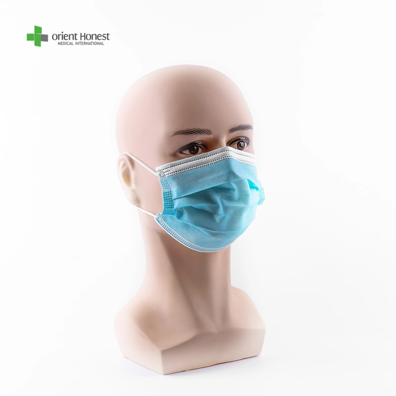 Disposable Nonwoven 3ply Earloop Face Masks Anti-Dust Masks Dental Mask Direct Manufacturer