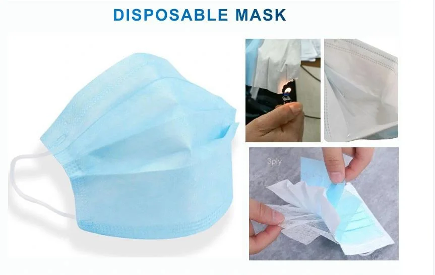 Wholesale Disposable Face Mask 3 Ply Mask Protective Mask Non Woven Face Mask
