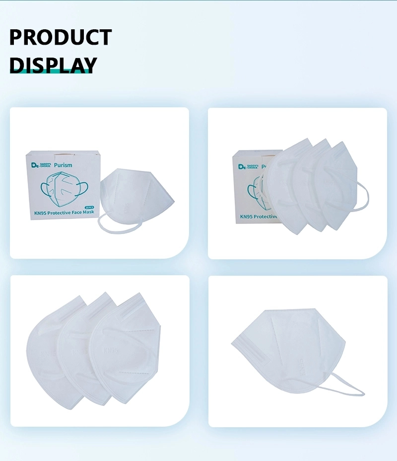 5 Ply KN95/N95/FFP1/FFP2/ KN95 Disposable Respiratory Face Mask Dust Face Mask in Stock