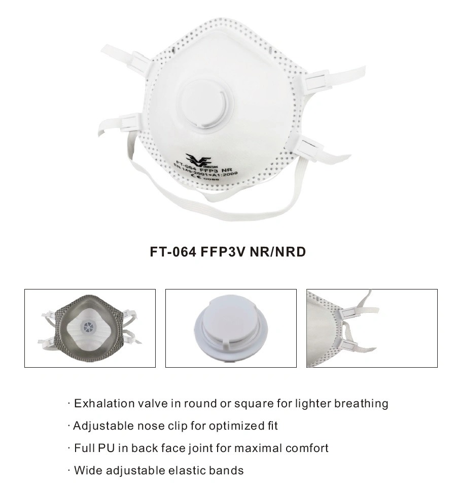 Directly Factory Making with/Without Valve Folded Face Mask FFP3
