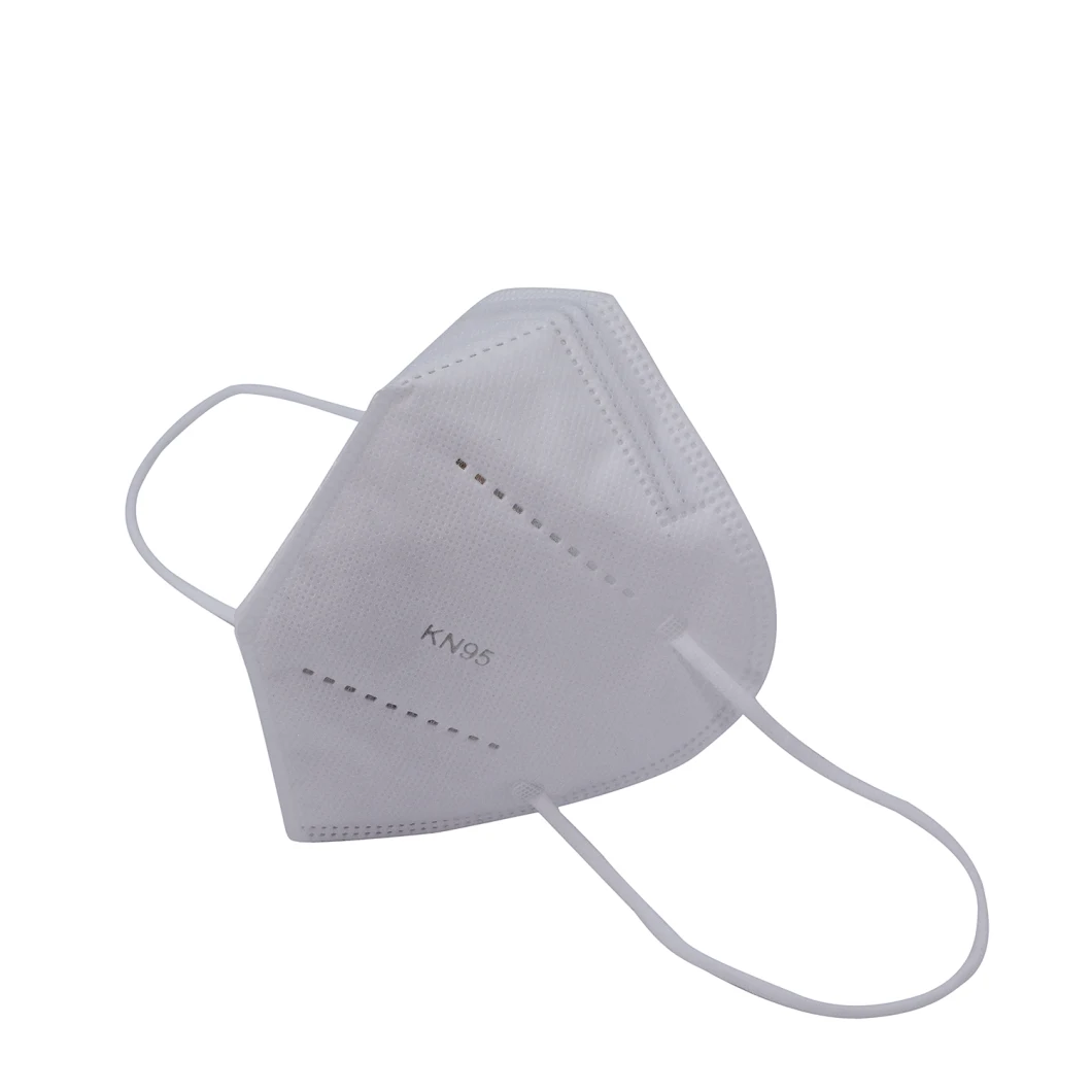 Fast Shipment Personal Protection Foldable Half Face 5 Ply Disposable Earloop Reusable KN95 Face Mask for Health Use