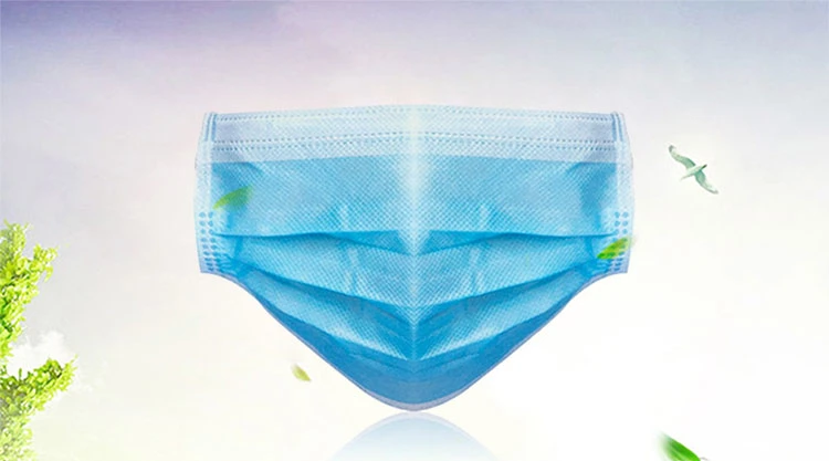 Disposable Face Mask 3ply Ear-Loop Face Mask Supplies