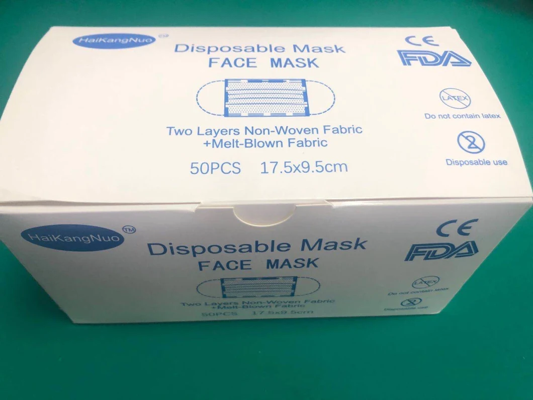 Factory Supply FDA Ce 3 Ply Designer Custom Disposable Face Mask for Sale