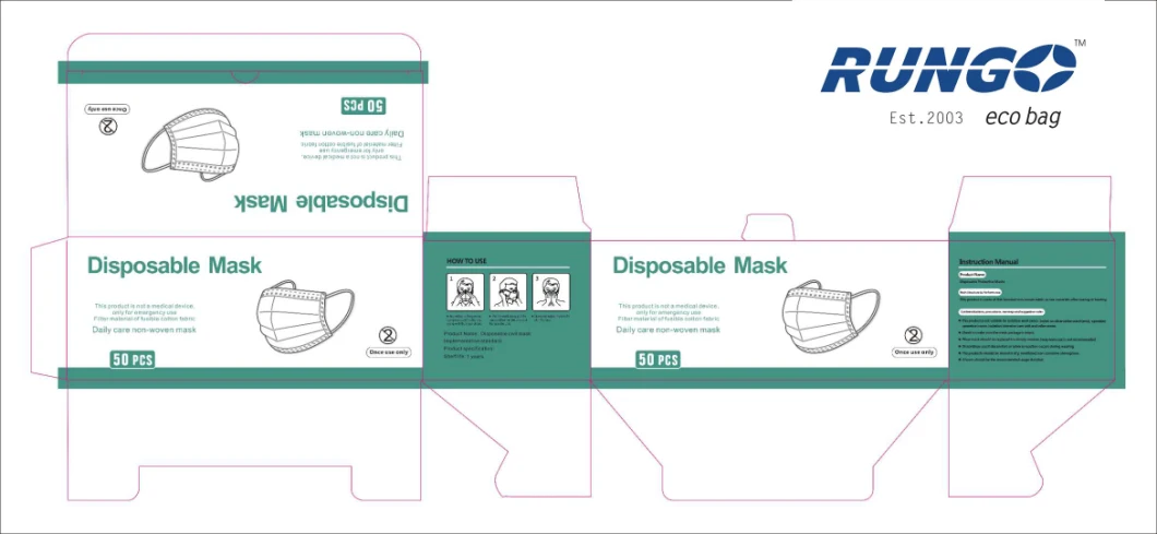 Hypoallergenic 3-Ply Prevention Protection Masks Disposable Mask Disposable Face Masks