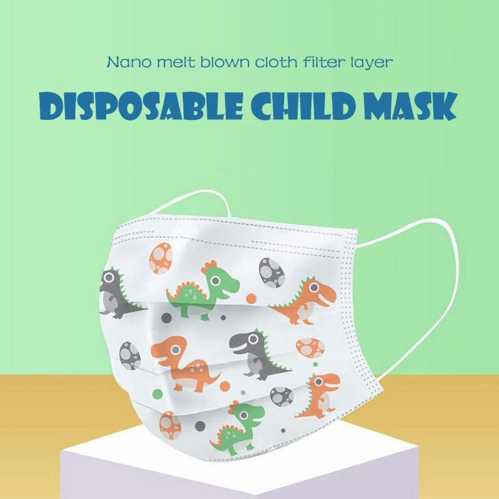 Kids Mask Face 3ply Mask Colorful Kids 3ply Disposable Cartoon Mask Fashion Mask Masker Face