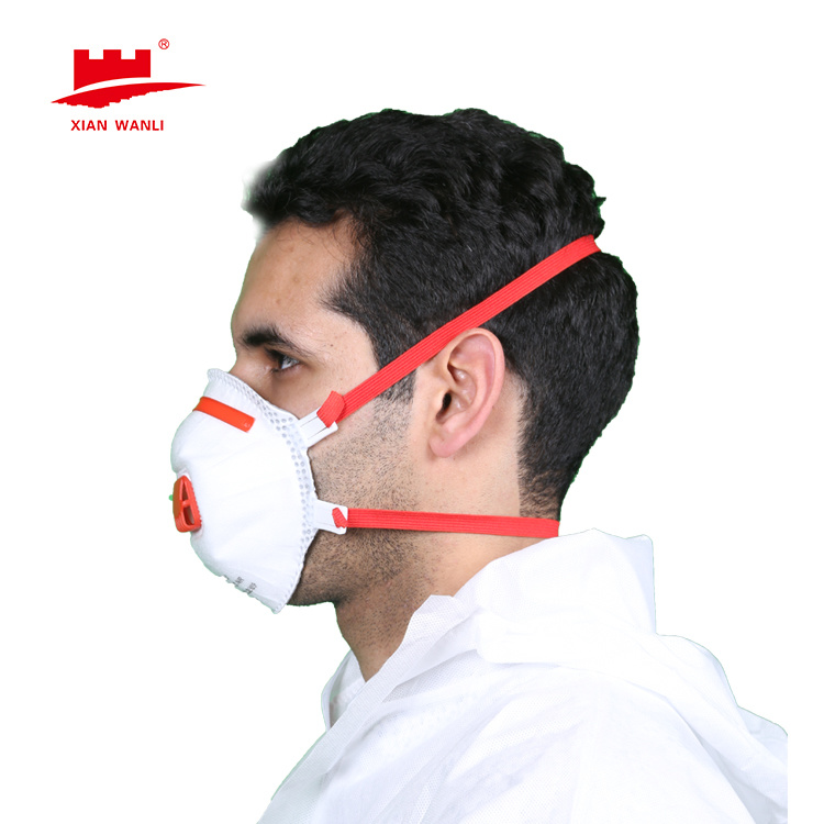 CE Type Iir FFP2 FFP3 in Stock Fashion Black Colour Mask 3ply Non-Woven Earloop Disposable Medical Face Mask Black Respirator