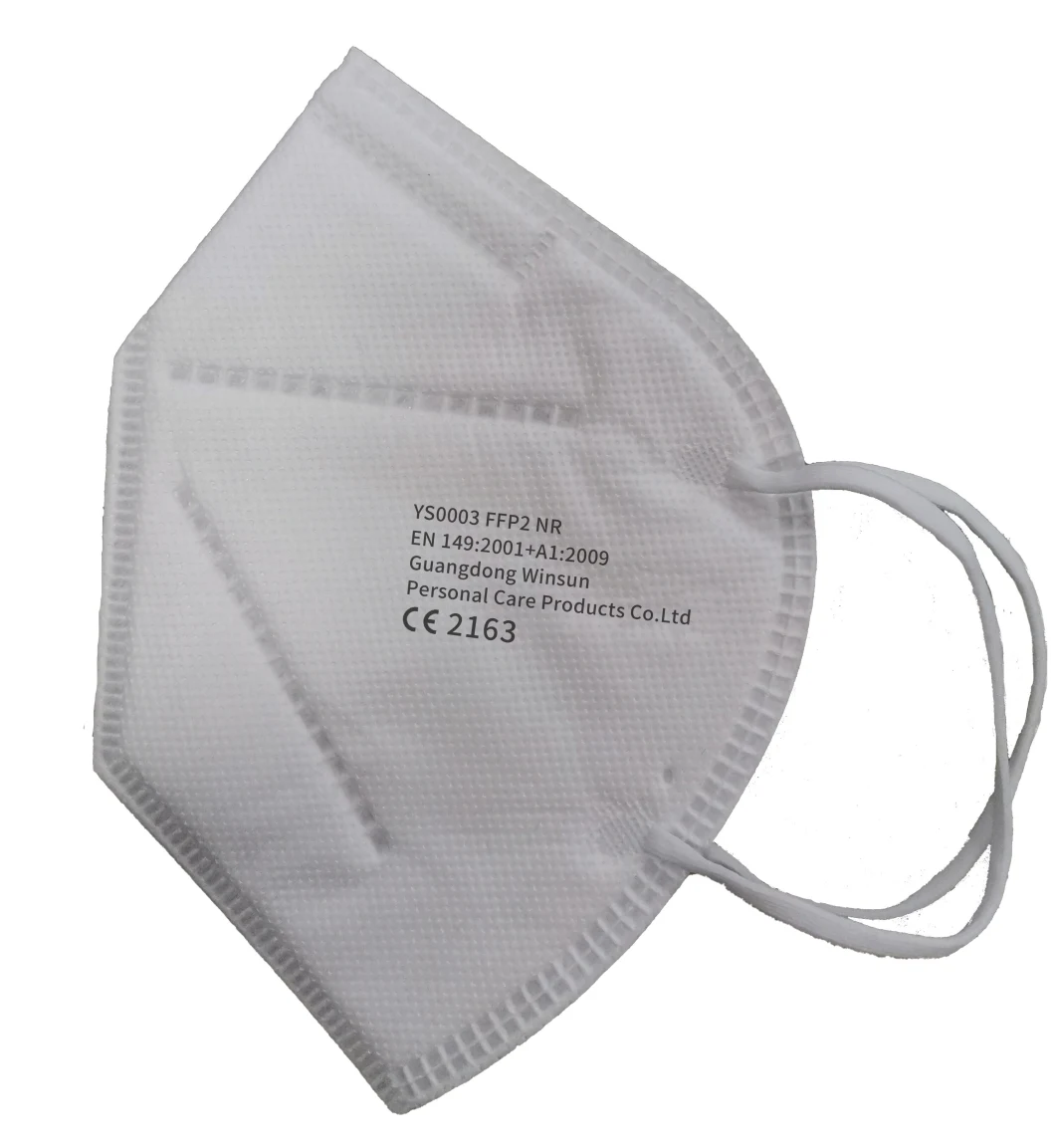 Stocked Factory Manufactured 5 Ply Protective FFP2 Facial Mask Filtering Half Mask