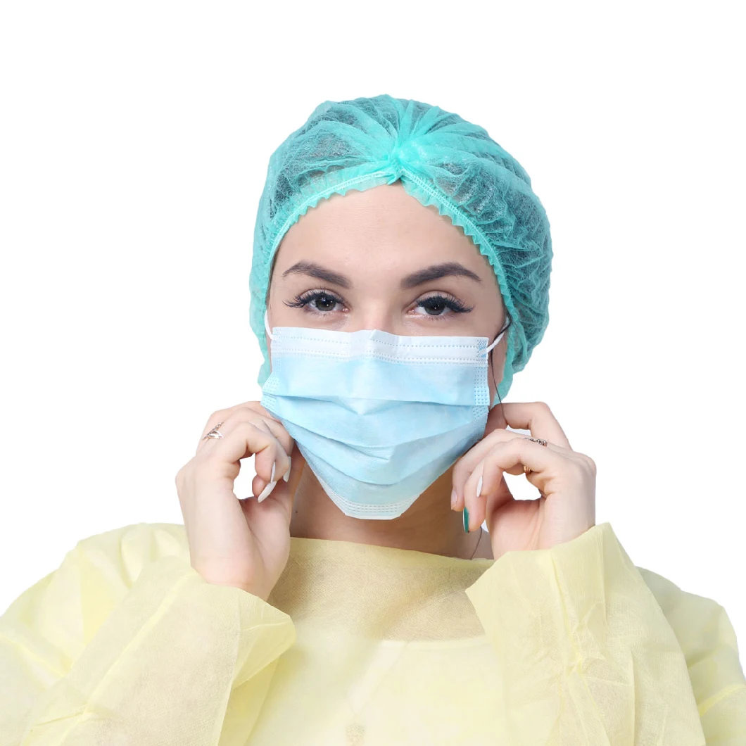 Non Woven Material Disposable Surgical Face Mask 3 Ply Medical Surgical Earloop Non-Woven Face Mask