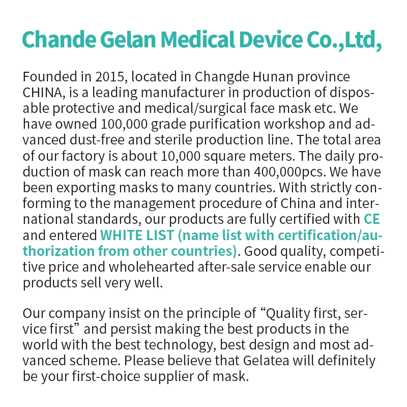 Disposable Medical Mask Stock in Hand with CE Certificate Direct Face Mask Factory Surgical Face Mask