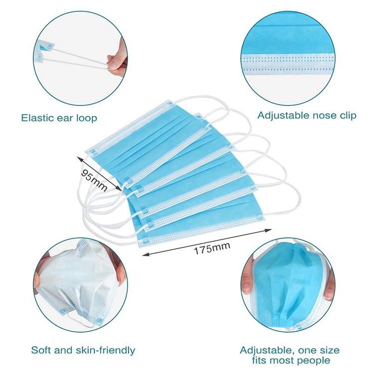 3ply Dust Disposable Face Mask Factory Sale