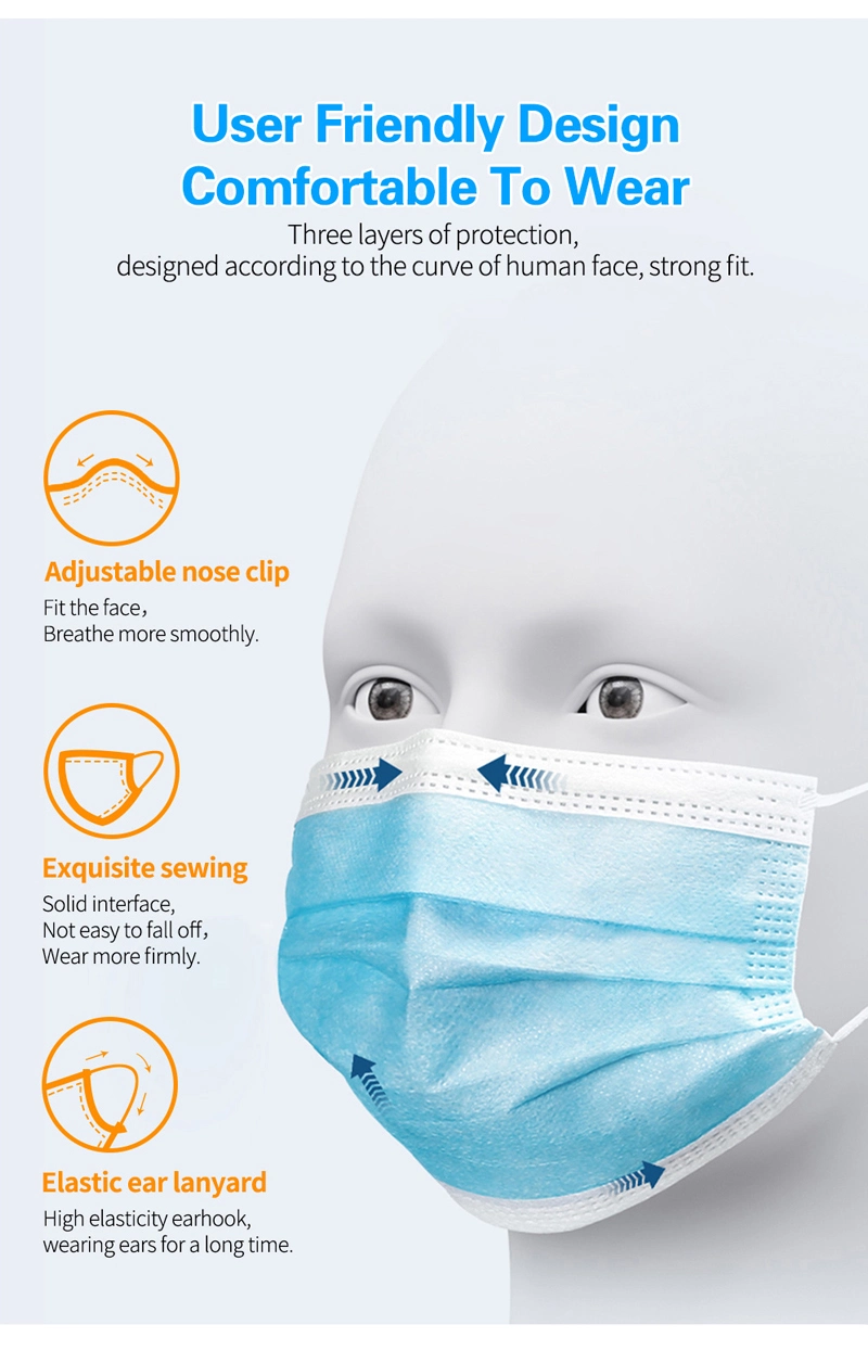 Surgical Medical Mask Disposable Dust Masks Protective Masks Earloop Face Masks Disposable Face Mask Disposable Facemasks