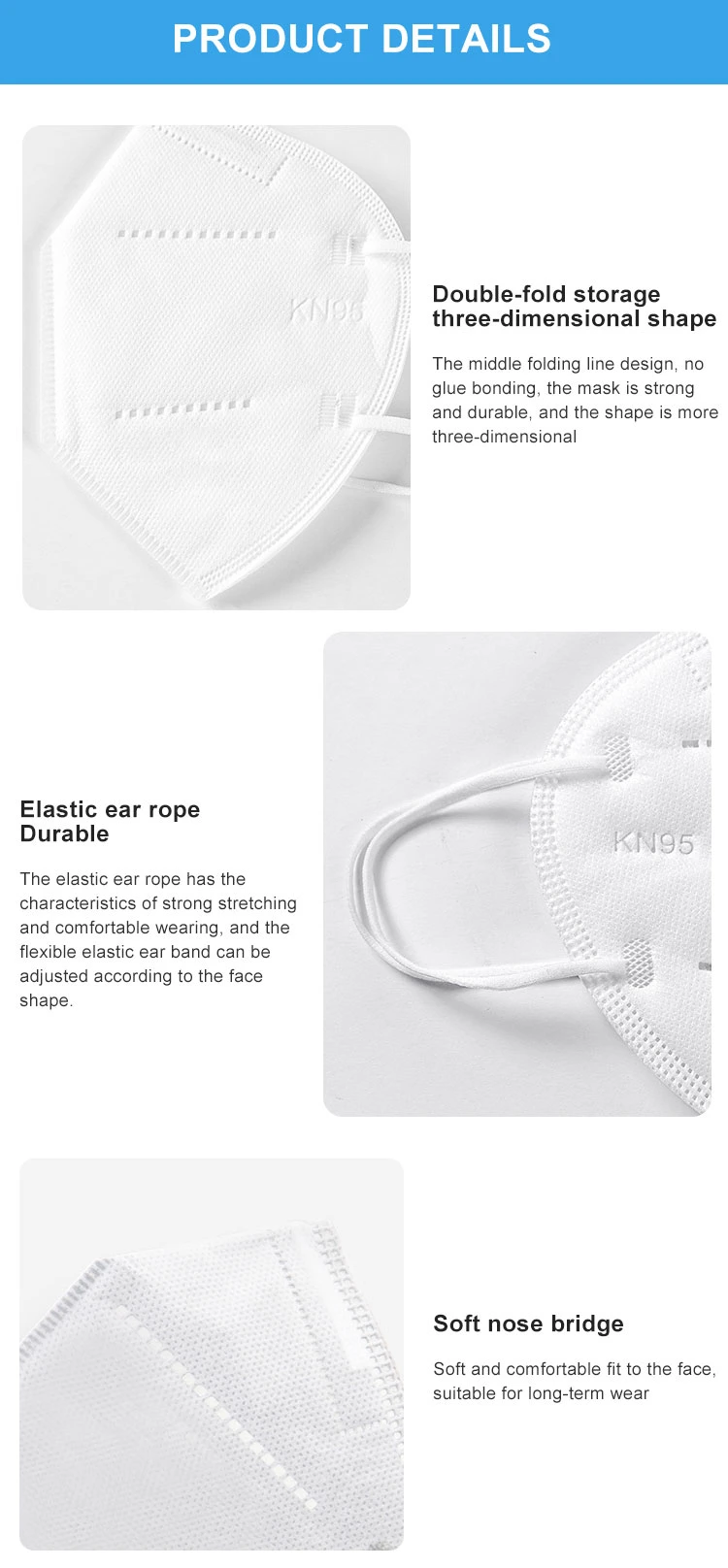 KN95 Mask High Quality Face Mask FDA Certificate FFP2 Kn 95 Face Mask with Earloop