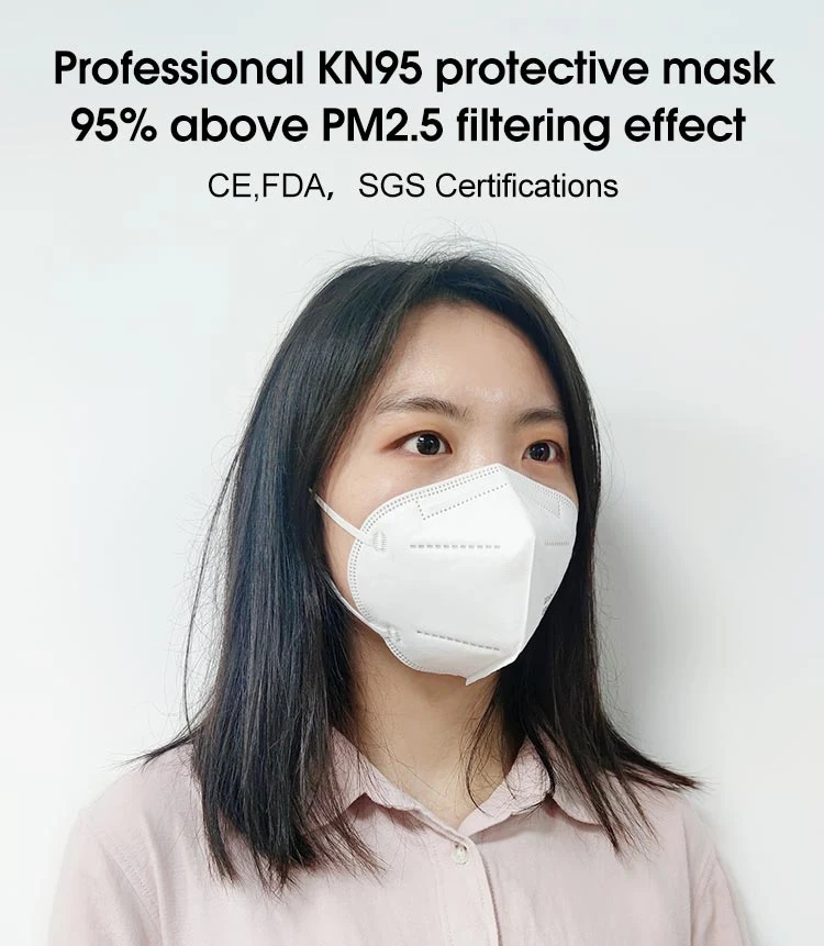 SGS Approved Anti Flu Virus Protect Facemask Dust Pm2.5 Pollution KN95 Kn 95 Facial 4ply 5ply Masker Face Mask