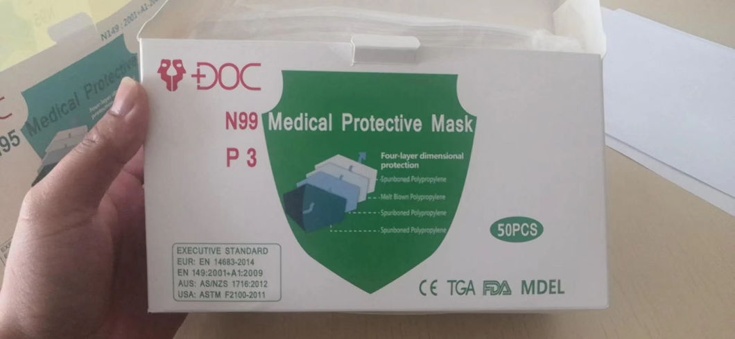  N99 Disposable Protective Mask Anti Virus Face Mask Isolation Virus Respirator