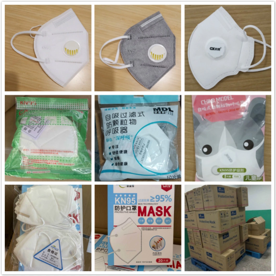 5-Ply White Disposable Kn95 Face Mask Suppliers