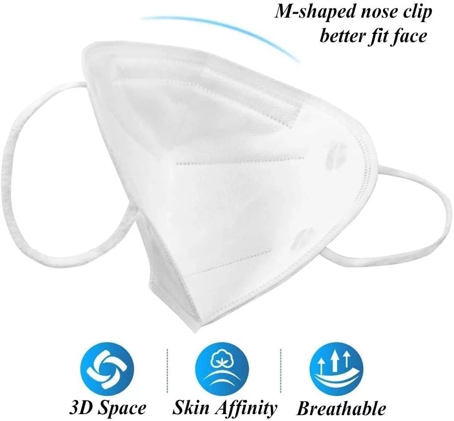 Adult Kn95 Face Mask Disposable Protective Masks Non Woven Face Masks Kn95 Folding Harlf Face Masks