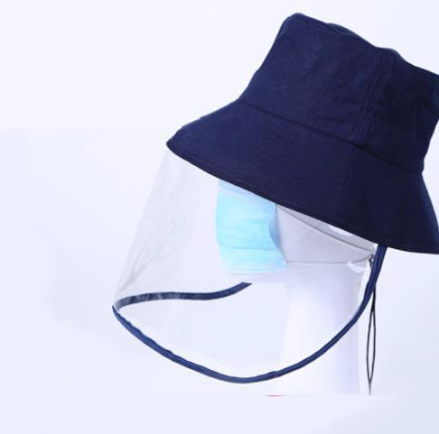 Unisex Virus Mouth Protect Virus Cap Custom Anti Virus Fisherman Bucket Hat with Face Shield