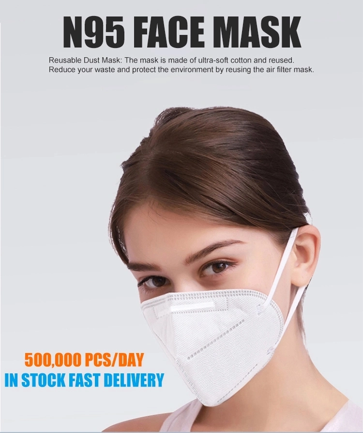 Cheap Stock FFP2 KN95 Face Mask Disposable Kn 95 Face Mask with Certified