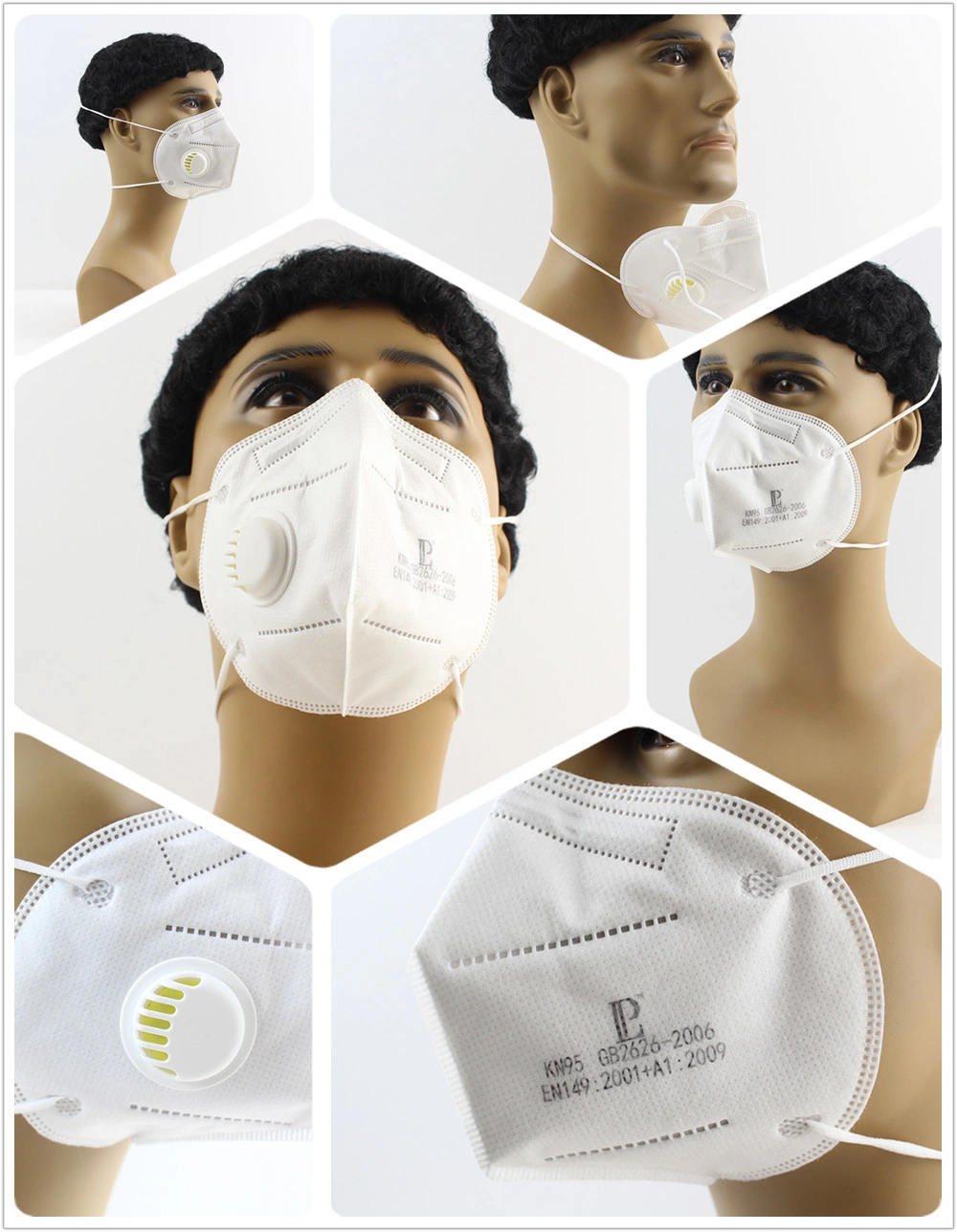 Ce Cheap Non-Woven KN95 FFP2 Facemask