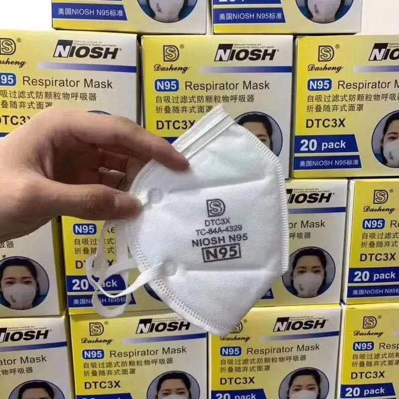 Stock N95 Fast Shipment Factory Directly N95 Face Mask Kn95 Mask Respirator N95 Mask