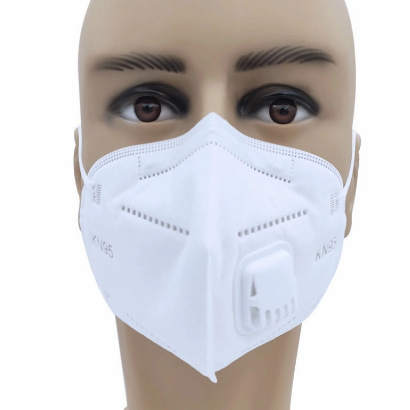 Face Masks Kn95 Grade with Breathing Valve Anti Dusty Earloop Type Mask Kn95