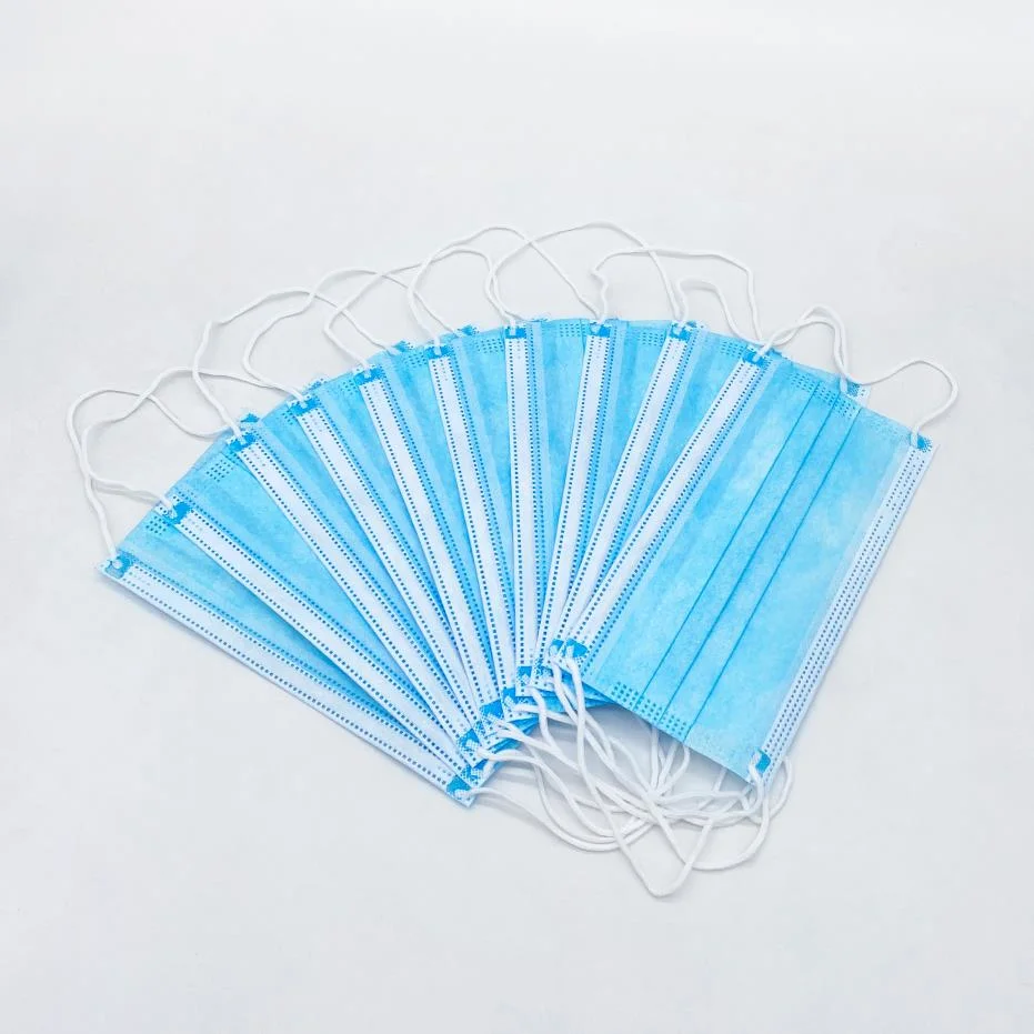 50 PCS Packing Ready Stock Face Masks Disposable 3-Ply Eac Approved