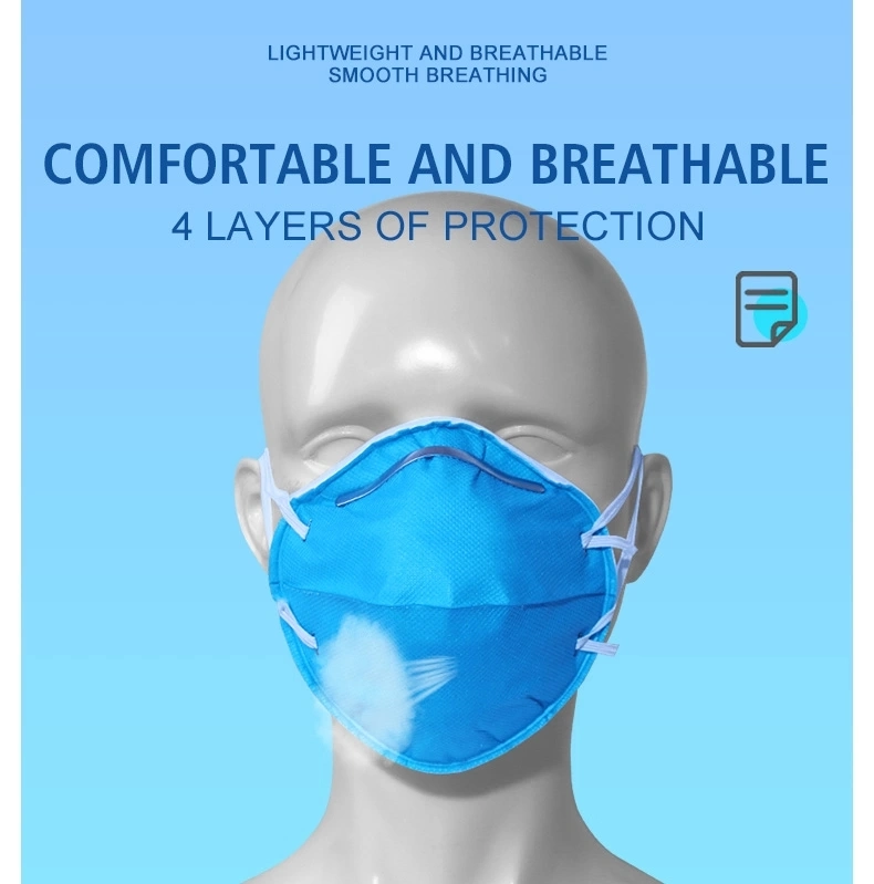 KN95 FFP2 Face Mask Manufacturer Non Woven Health Disposable Earloop Face Mask